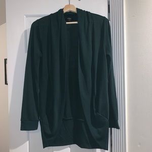 Shawl Open-Front Cardigan